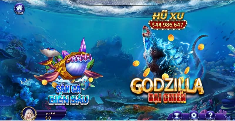 Săn cá đặc biệt trong game